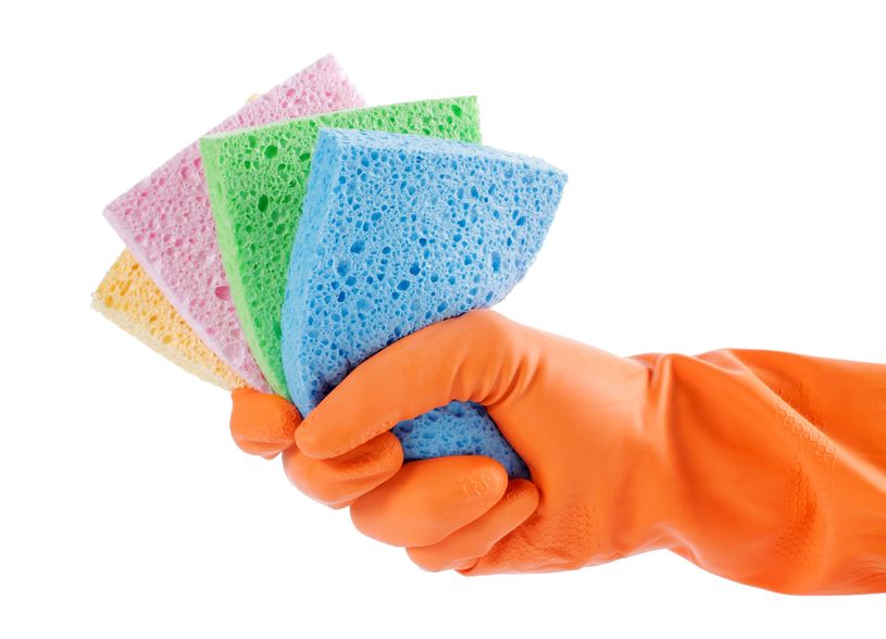 clean sponges